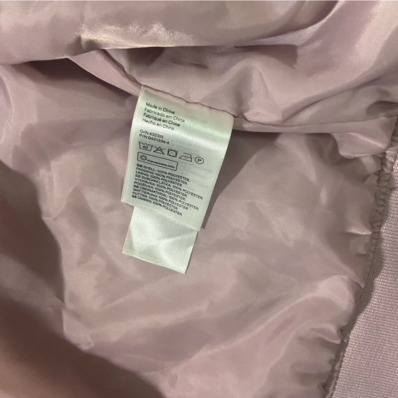 Pink satin bomber jacket size 8 - Picture 8 of 8